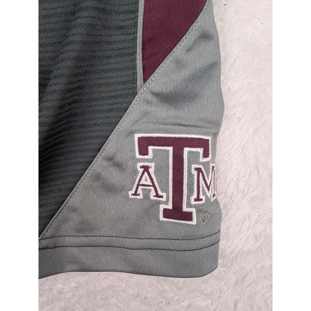 Colosseum Texas A&M Aggies Men's M Athletic Basketball Shorts Gray New! - Picture 2 of 10